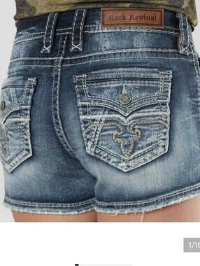 Rock Revival Magnor Easy Short Denim Size 27 Womens